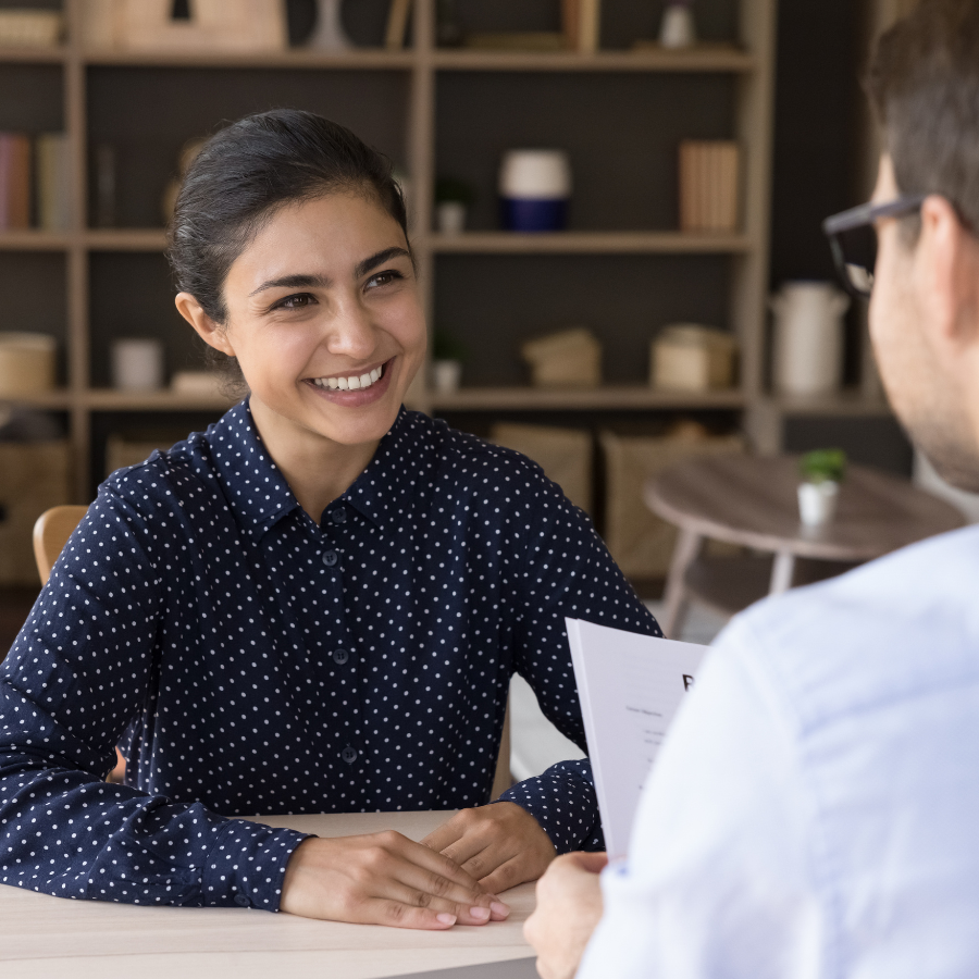 Successful job interview