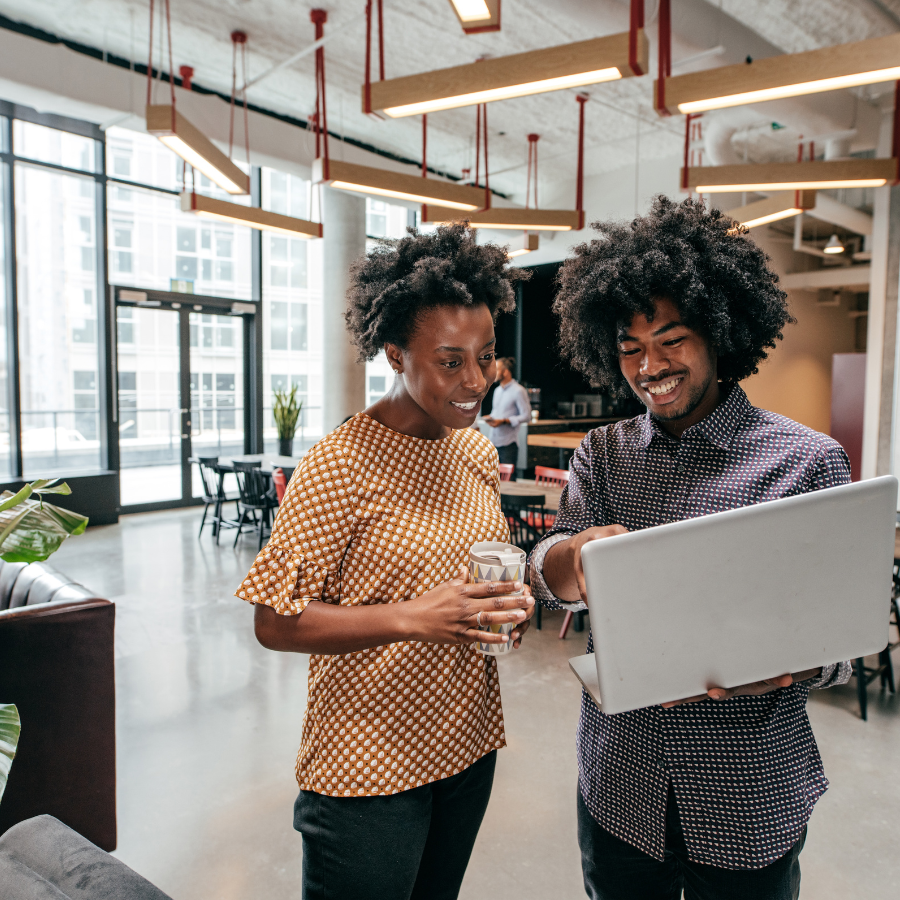 Professionals collaborating